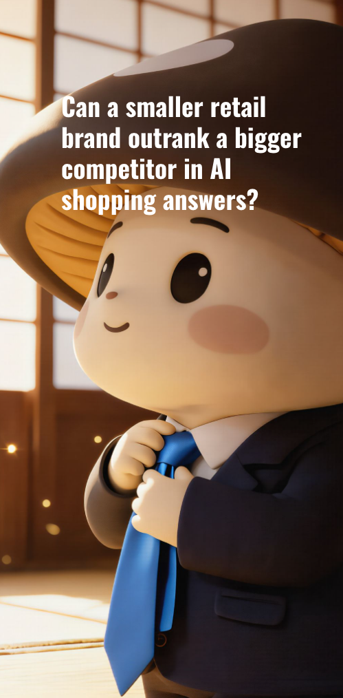 Winning Japan's New Year Sales with AI can a smaller retail brand outrank a bigger competitor in ai shopping answers?